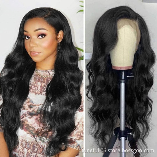 Wholesale Wigs 100% Human Hair Vendor Brazilian Highlight Lace Front Wigs Cuticle Aligned Virgin Human Hair Wigs For Black Women